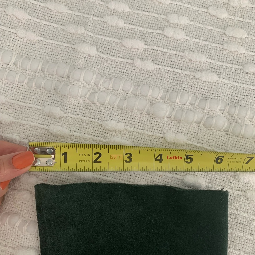 Unique House of Harlow 1960 dark Green Dyson Real Suede high heel Ankle Boots ❤️ - Picture 12 of 13